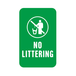 Etiqueta de etiqueta de servicio de basura verde Diseño PNG