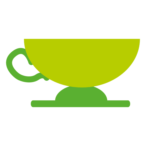 Icono de taza de t? verde