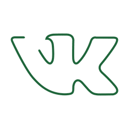 Línea verde vk icon.svg Diseño PNG