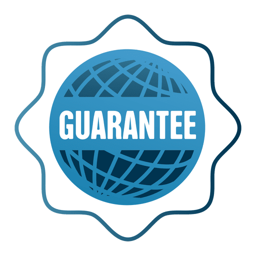 Guarantee globe sale badge