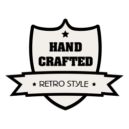 Escudo de escudo hecho a mano Diseño PNG