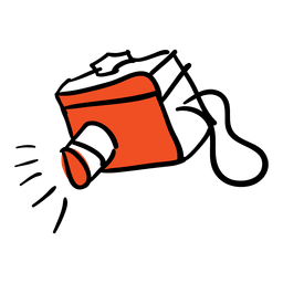 Bioscópio desenhado à mão Desenho PNG