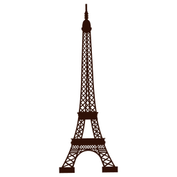Torre Eiffel desenhada à mão