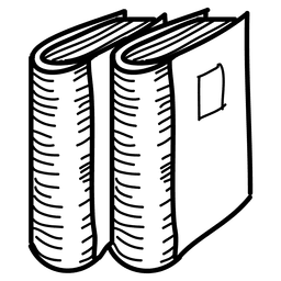 Hand gezeichnetes Ordnersymbol PNG-Design