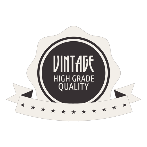 High grade quality vintage badge PNG Design
