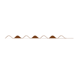 Hillock wave border Hillock wave border