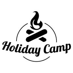 Halten des Lagerreiseemblems PNG-Design