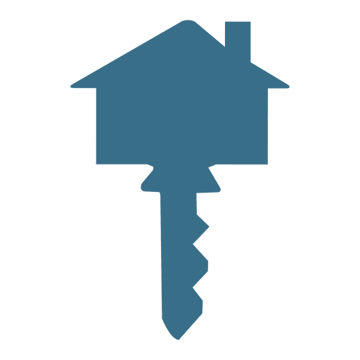 Icono de casa clave inmobiliaria Diseño PNG