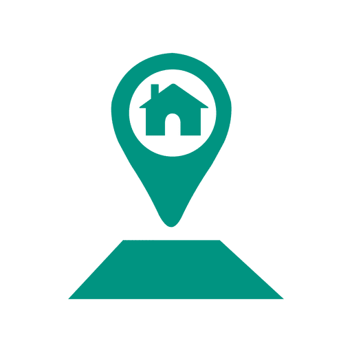Home location pointer icon PNG Design