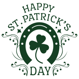 Emblema de st patrick st Desenho PNG