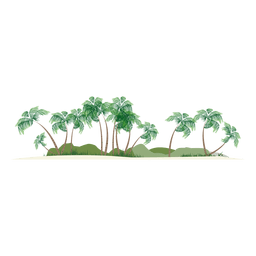 Island silhouette Transparent PNG