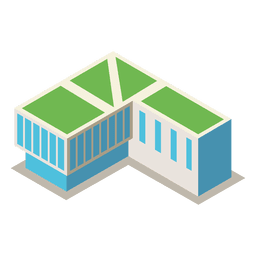 Download Isometric 3d Library Building Transparent Png Svg Vector