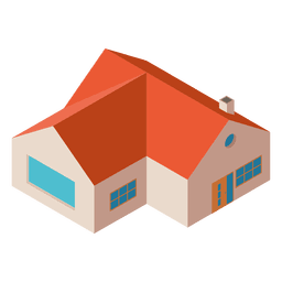 Isometric Flat House Building Transparent Png Svg Vector File