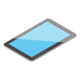 Dispositivo de tableta isométrica Transparent PNG
