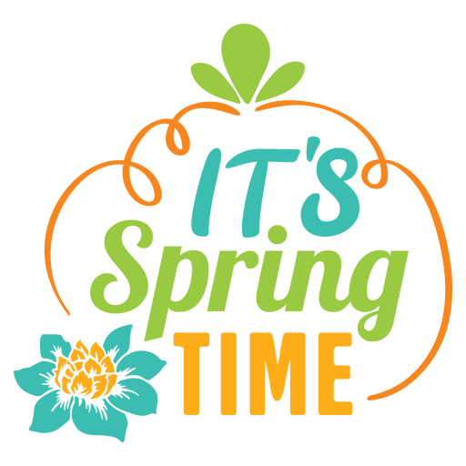Its spring time label