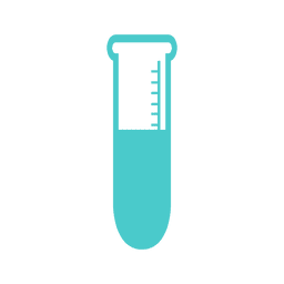 Flat Laboratory tube icon PNG Design Transparent PNG