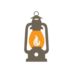 Laterne Camping Kit Symbol PNG-Design