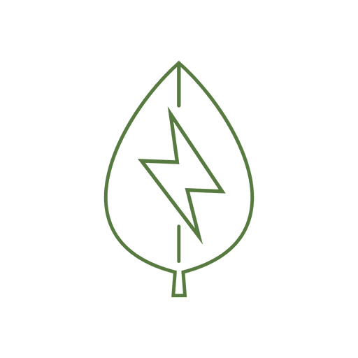 Leaf line icon.svg PNG Design