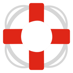 Icono de viaje salvavidas Diseño PNG