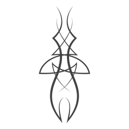 Linha artística risca de giz Desenho PNG