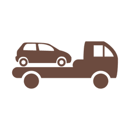 Icono de envío de camionero de camión