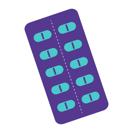 Icono de tira de medicina Diseño PNG