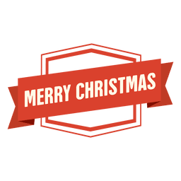 Frohe Weihnachten Bandabzeichen PNG-Design