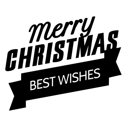 Etiqueta do emblema de fita de feliz natal Desenho PNG