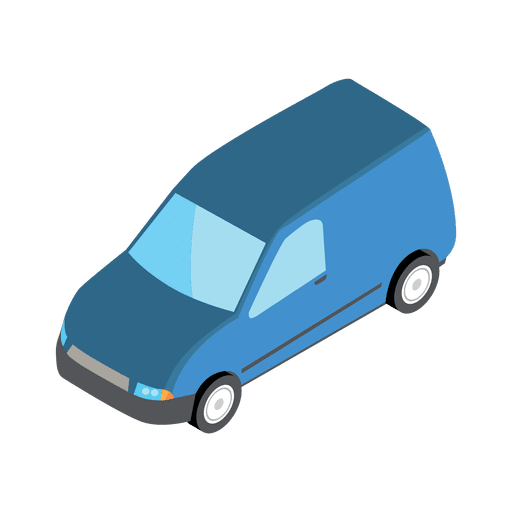 Minivan shipment icon PNG Design