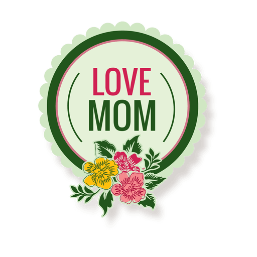 Download Mother day label - Transparent PNG & SVG vector file