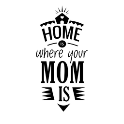 Citação de caligrafia para o dia das mães Desenho PNG