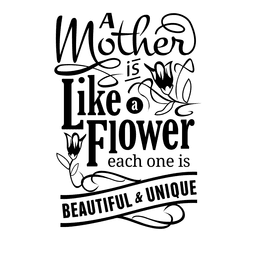 Hermosa cita del día de la madre Diseño PNG