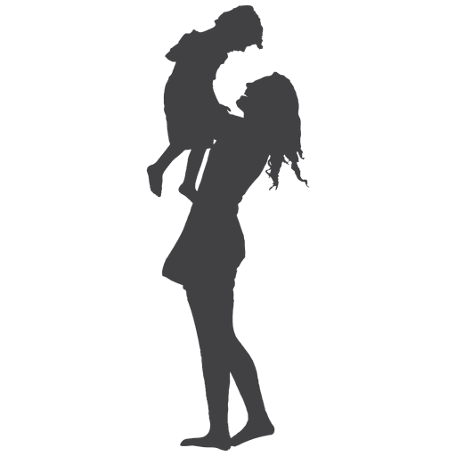 Mothers day silhouette png Mothers day silhouette png
