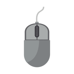 Mouse icon in gray PNG Design Transparent PNG