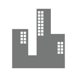 Ícone de imóveis de edifícios com vários andares Desenho PNG