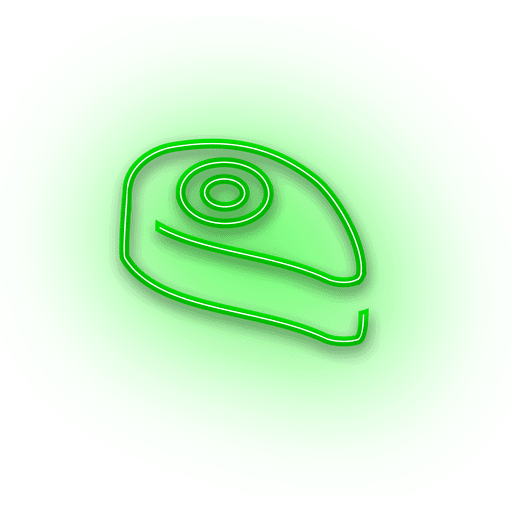 ?cone de bolo verde neon Desenho PNG