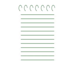 Notepad paper flat icon PNG Design Transparent PNG