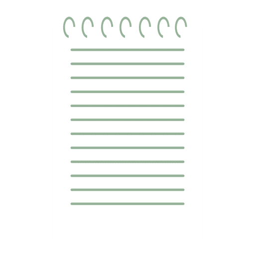 Notepad paper flat icon PNG Design