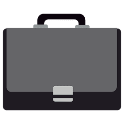 Office bag flat icon PNG Design Transparent PNG
