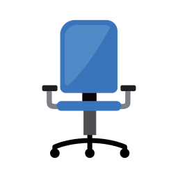 Vetor de ícone de cadeira de escritório