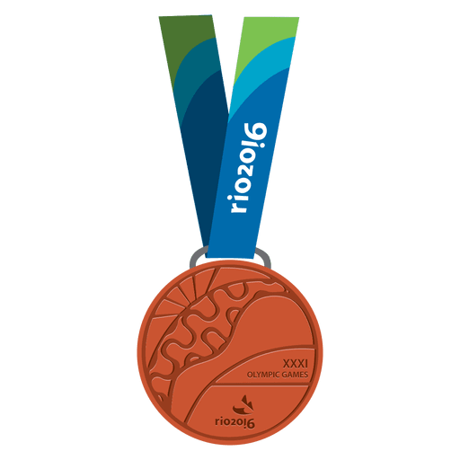 Medalha olímpica de bronze Desenho PNG