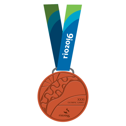 Olympic bronze medal PNG Design