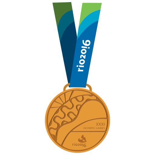 medalla de oro olímpica Diseño PNG