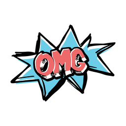 Omg gíria Desenho PNG