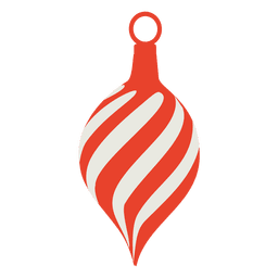 Bola de natal laranja Desenho PNG