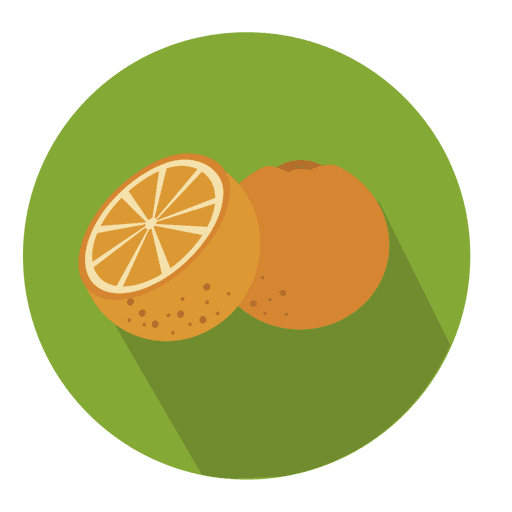 Orange Kreissymbol PNG-Design