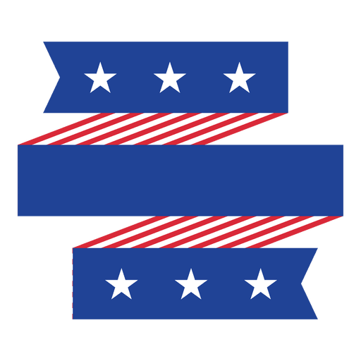 Origami doblado bandera de Estados Unidos Diseño PNG