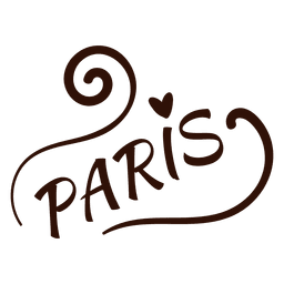 paris word design