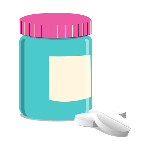 Pharmazeutische Pillenflasche PNG-Design