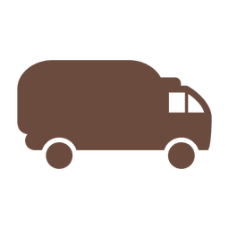 Ícone de entrega de van Desenho PNG